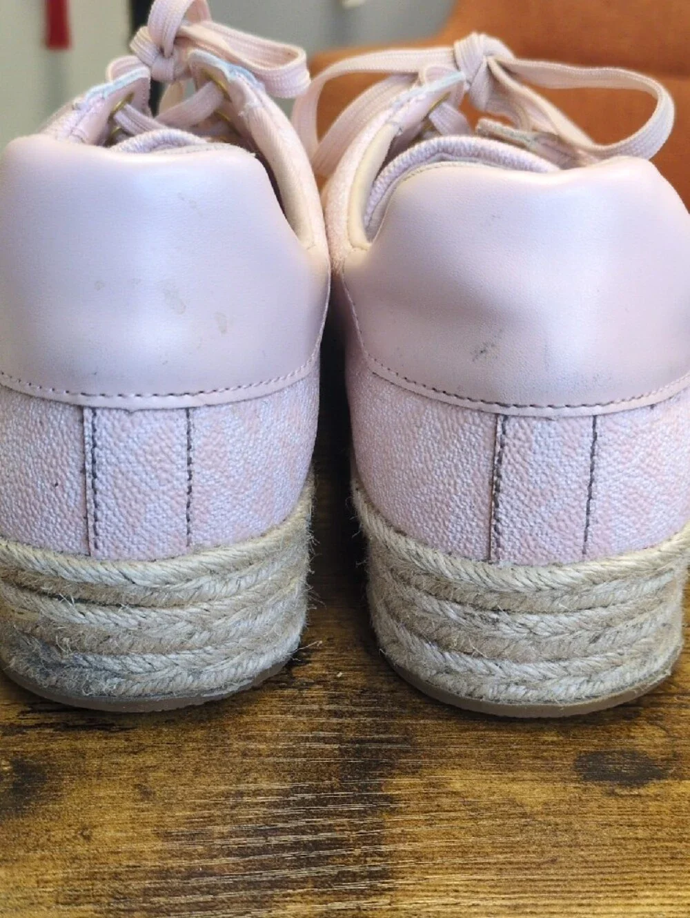Michael Kors Light Pink 'Hotel Kors' Espadrille Sneaker/8M